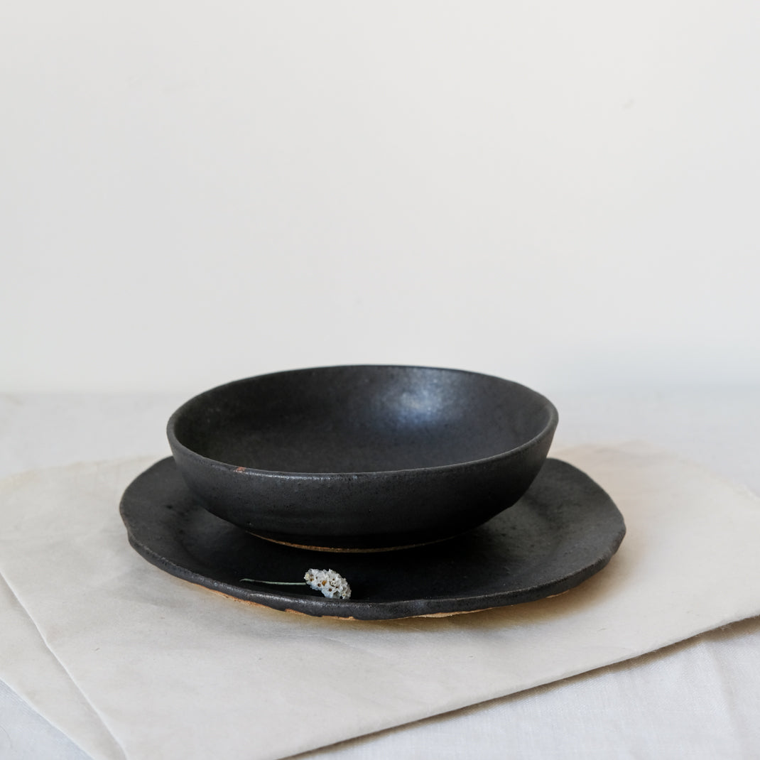 Plate D 20cm / Black
