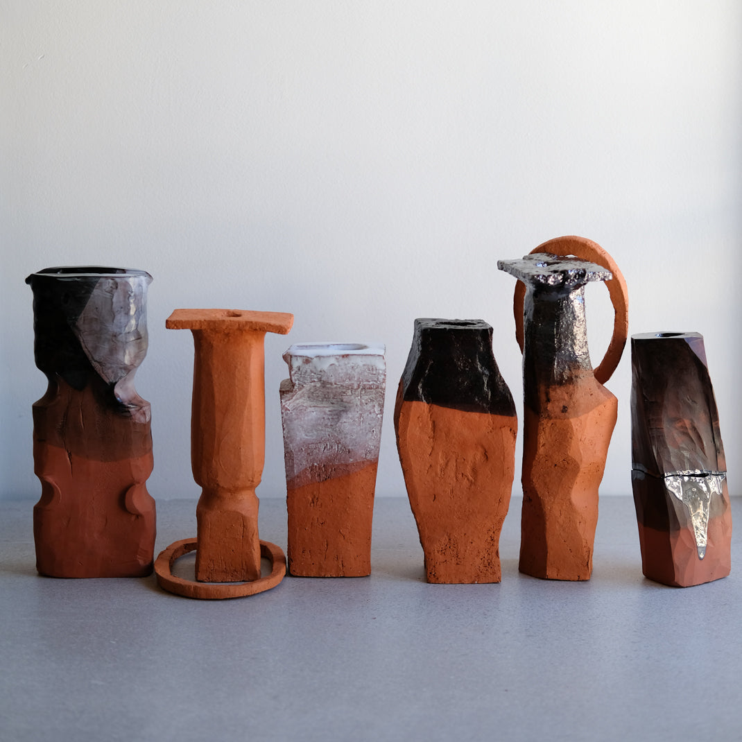 Vase Nando_02 d'Emmanuelle Roule chez Brutal Ceramics