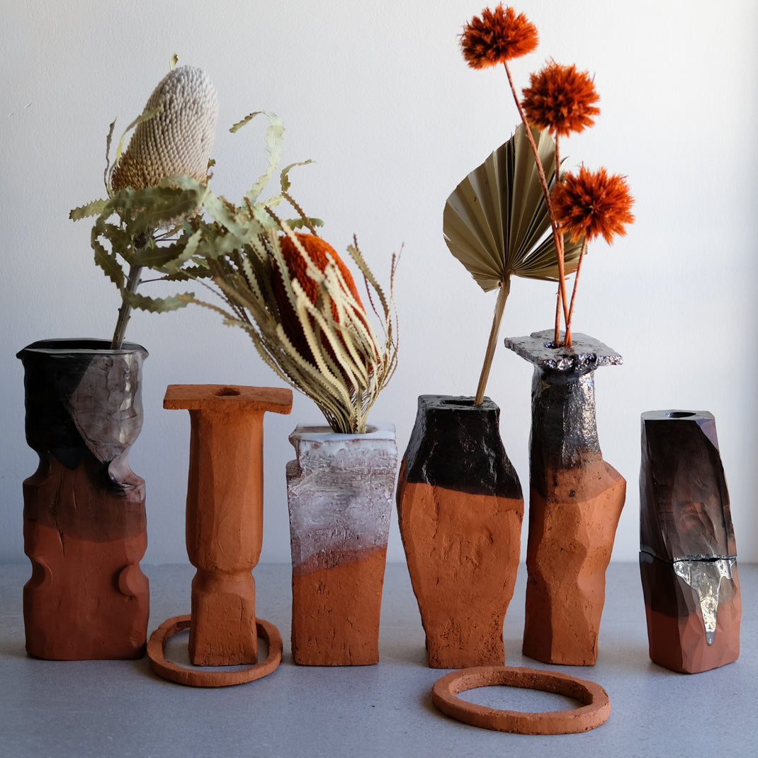 Vase Nando_01 d'Emmanuelle Roule chez Brutal Ceramics