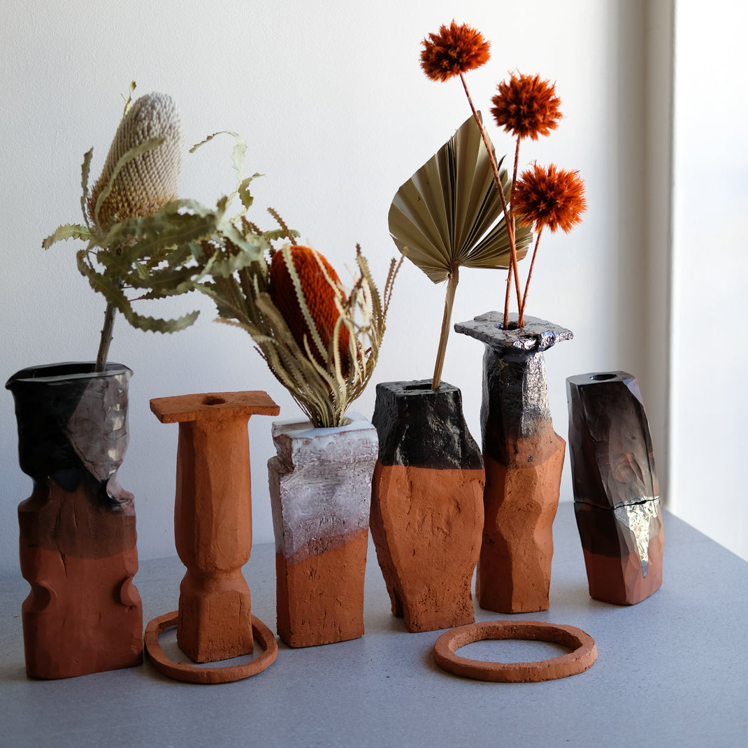 Vase Kume_17 d'Emmanuelle Roule chez Brutal Ceramics